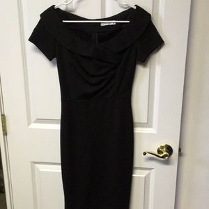 Black sheath dress - gorgeous LBD!